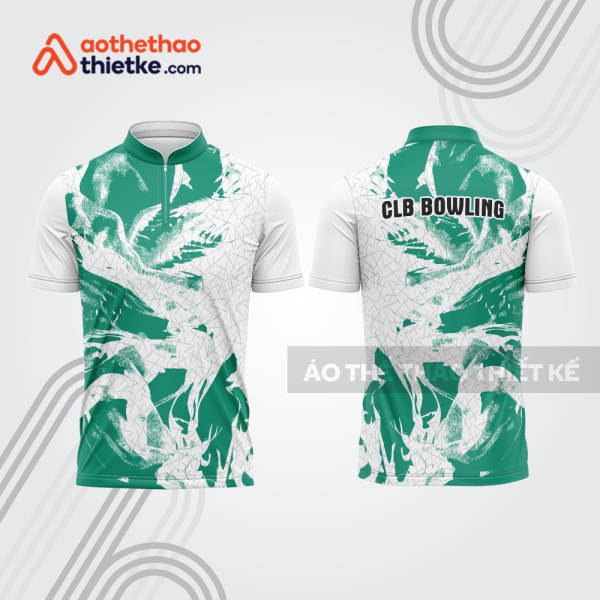 Mẫu thiết kế áo khóa kéo đồng phục CLB bowling bl252