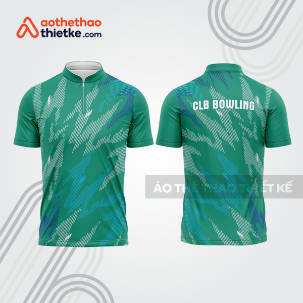 Mẫu thiết kế áo khóa kéo đồng phục CLB bowling bl255
