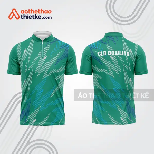 Mẫu thiết kế áo khóa kéo đồng phục CLB bowling bl255