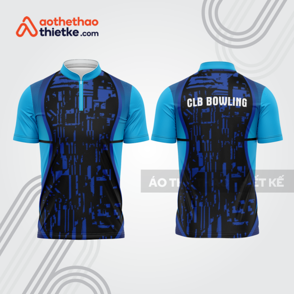 Mẫu thiết kế áo khóa kéo đồng phục CLB bowling bl256