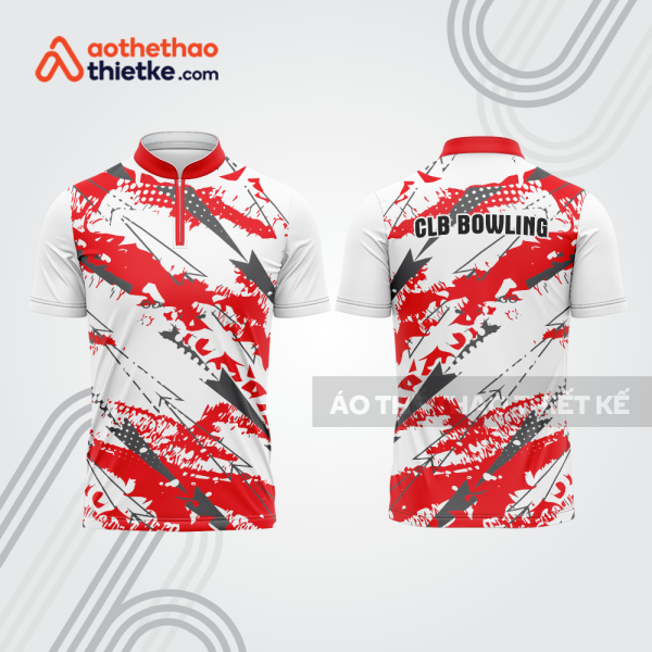 Mẫu thiết kế áo khóa kéo đồng phục CLB bowling bl257
