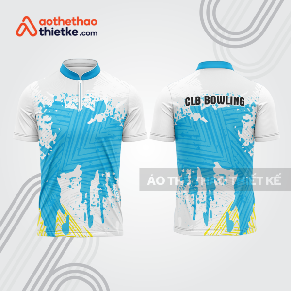 Mẫu thiết kế áo khóa kéo đồng phục CLB bowling bl258