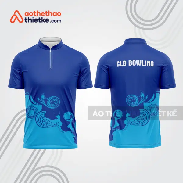 Mẫu thiết kế áo khóa kéo đồng phục CLB bowling bl260