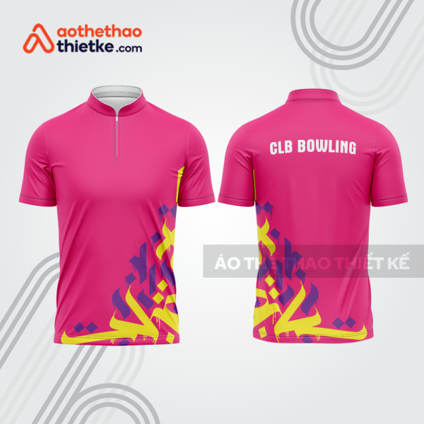 Mẫu thiết kế áo khóa kéo đồng phục CLB bowling bl261