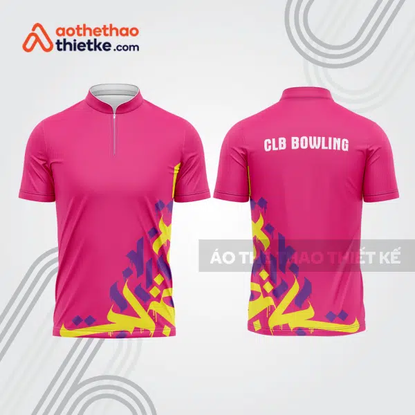 Mẫu thiết kế áo khóa kéo đồng phục CLB bowling bl261