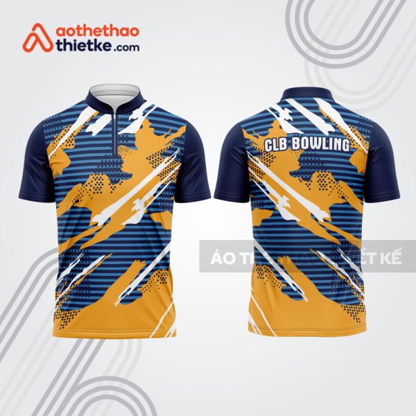 Mẫu thiết kế áo khóa kéo đồng phục CLB bowling bl262