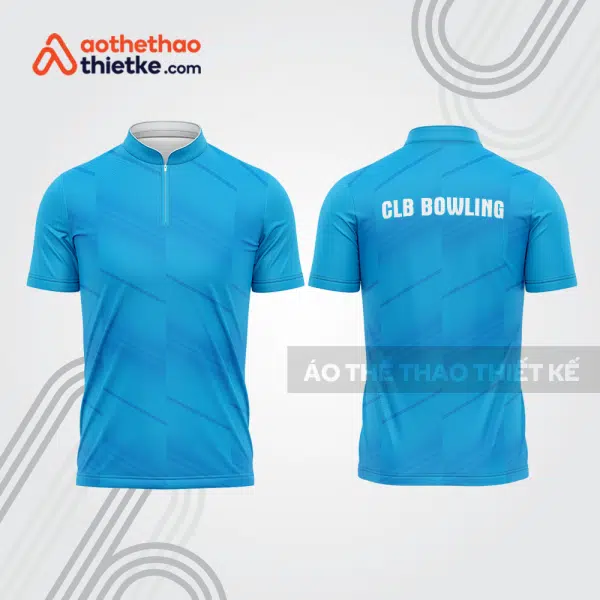 Mẫu thiết kế áo khóa kéo đồng phục CLB bowling bl268