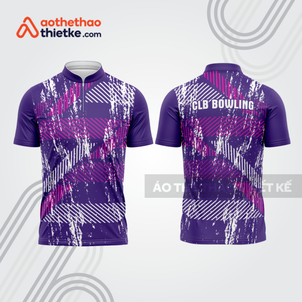 Mẫu thiết kế áo khóa kéo đồng phục CLB bowling bl269