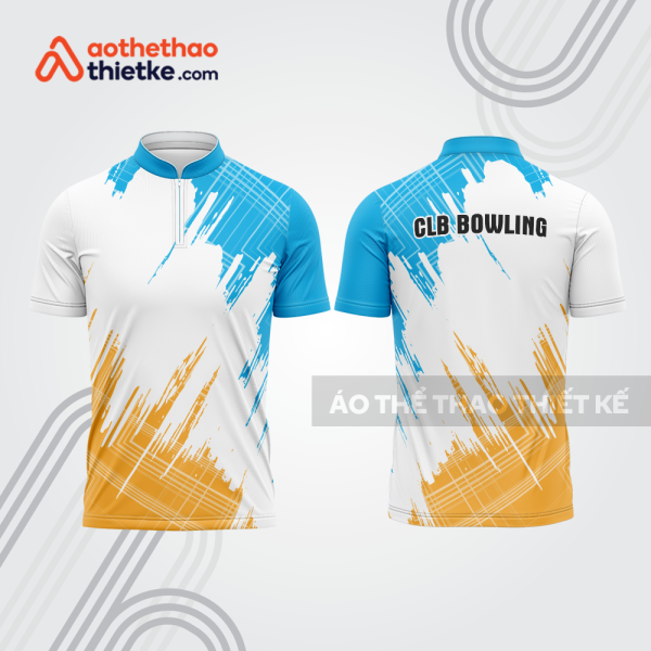 Mẫu thiết kế áo khóa kéo đồng phục CLB bowling bl270