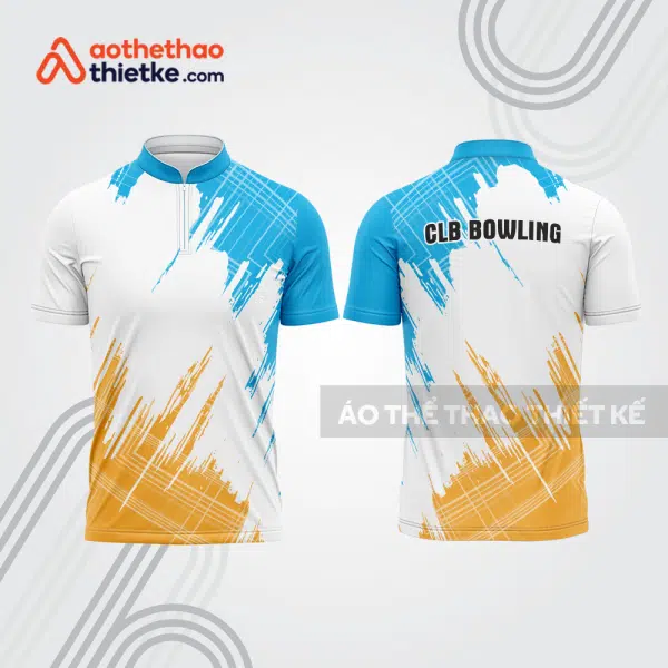 Mẫu thiết kế áo khóa kéo đồng phục CLB bowling bl270