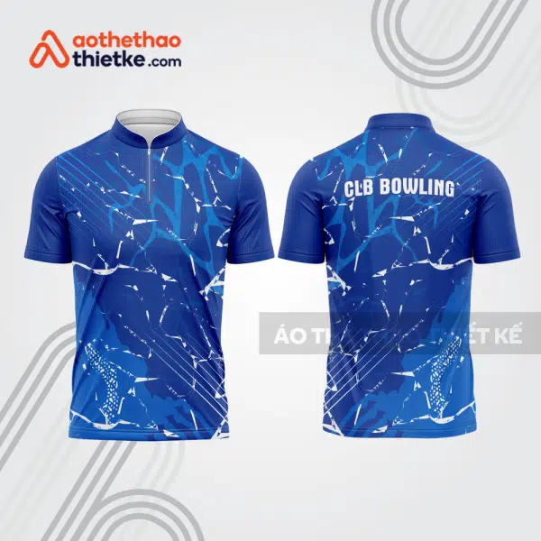 Mẫu thiết kế áo khóa kéo đồng phục CLB bowling bl276
