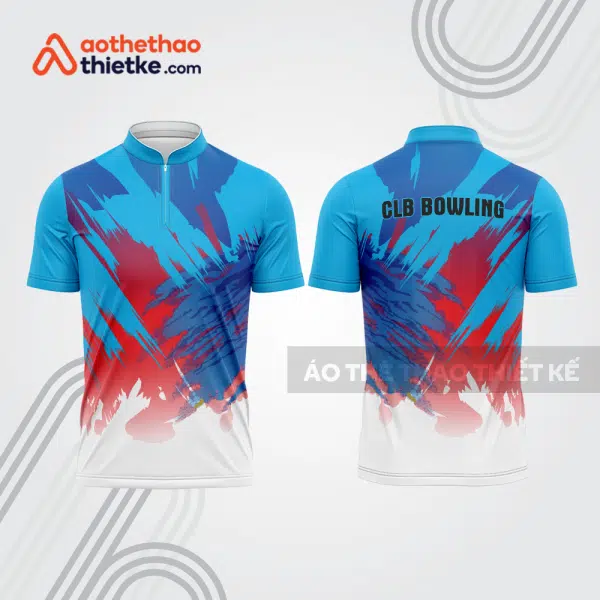 Mẫu thiết kế áo khóa kéo đồng phục CLB bowling bl277
