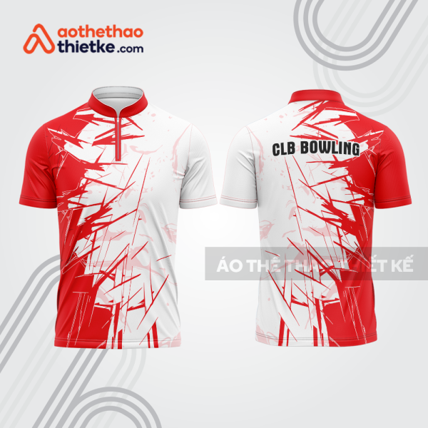 Mẫu thiết kế áo khóa kéo đồng phục CLB bowling bl278