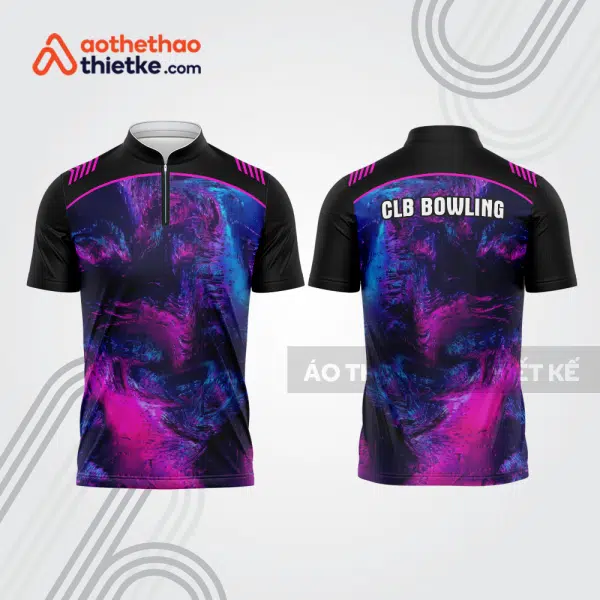 Mẫu thiết kế áo khóa kéo đồng phục CLB bowling bl282