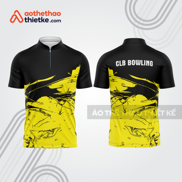 Mẫu thiết kế áo khóa kéo đồng phục CLB bowling bl286
