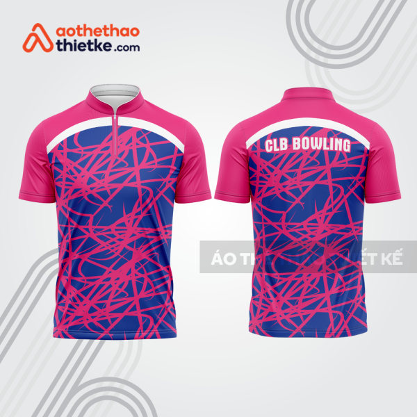 Mẫu thiết kế áo khóa kéo đồng phục CLB bowling bl287
