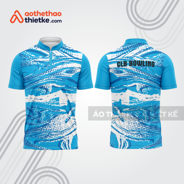 Mẫu thiết kế áo khóa kéo đồng phục CLB bowling bl292