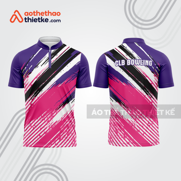 Mẫu thiết kế áo khóa kéo đồng phục CLB bowling bl293