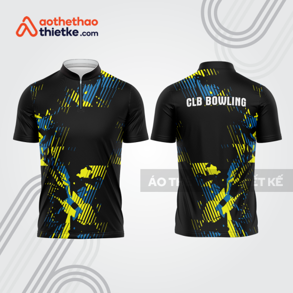 Mẫu thiết kế áo khóa kéo đồng phục CLB bowling bl294