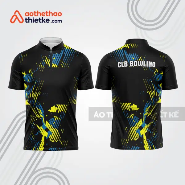 Mẫu thiết kế áo khóa kéo đồng phục CLB bowling bl294
