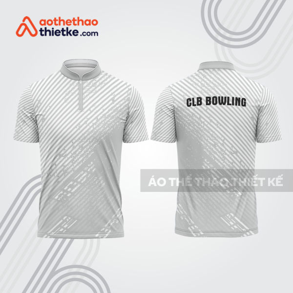 Mẫu thiết kế áo khóa kéo đồng phục CLB bowling bl295