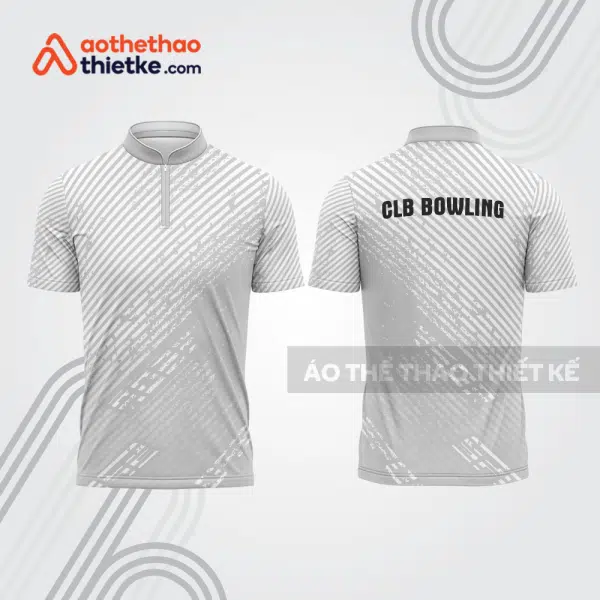 Mẫu thiết kế áo khóa kéo đồng phục CLB bowling bl295
