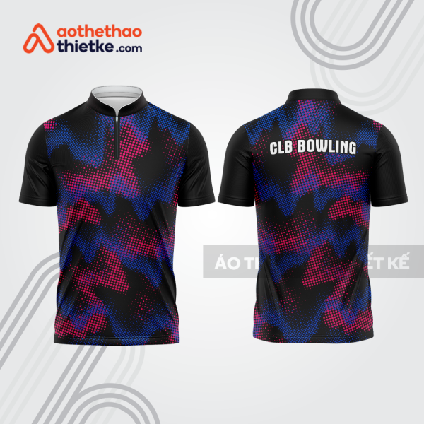 Mẫu thiết kế áo khóa kéo đồng phục CLB bowling bl298