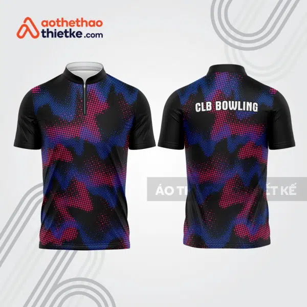 Mẫu thiết kế áo khóa kéo đồng phục CLB bowling bl298