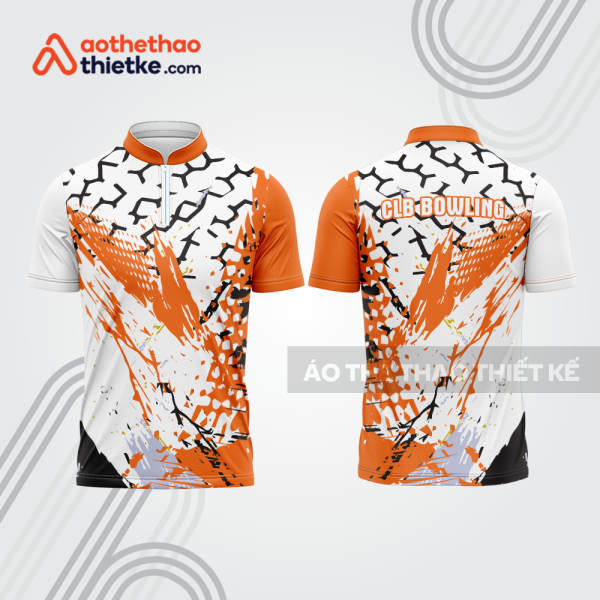 Mẫu thiết kế áo khóa kéo đồng phục CLB bowling bl299