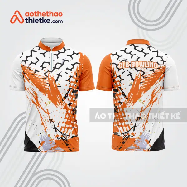 Mẫu thiết kế áo khóa kéo đồng phục CLB bowling bl299