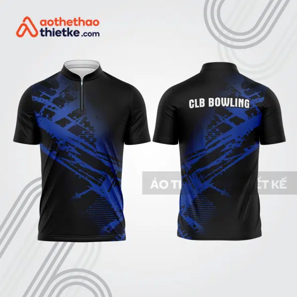 Mẫu thiết kế áo khóa kéo đồng phục CLB bowling bl301