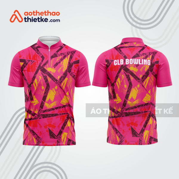 Mẫu thiết kế áo khóa kéo đồng phục CLB bowling bl304