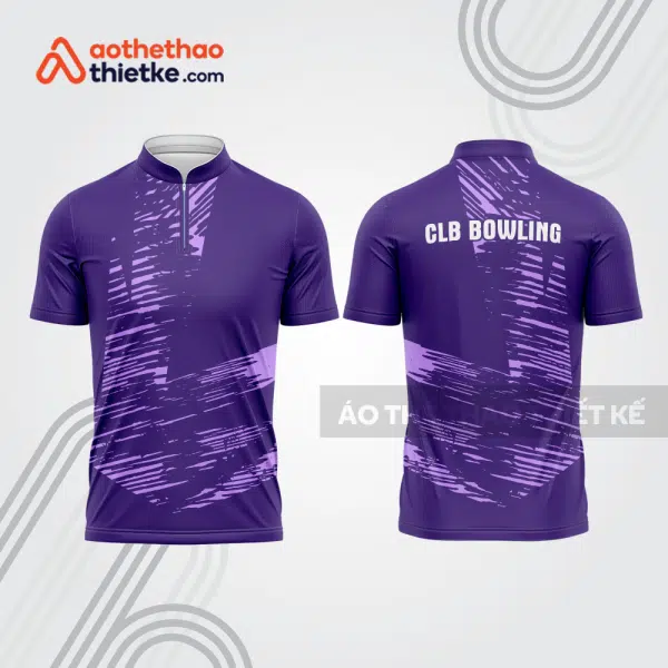 Mẫu thiết kế áo khóa kéo đồng phục CLB bowling bl306