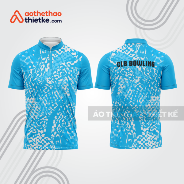 Mẫu thiết kế áo khóa kéo đồng phục CLB bowling bl309