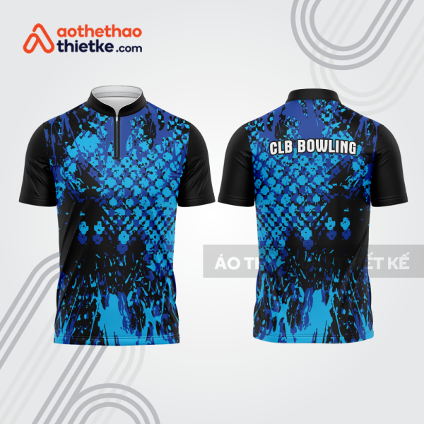 Mẫu thiết kế áo khóa kéo đồng phục CLB bowling bl311