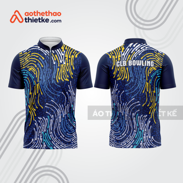Mẫu thiết kế áo khóa kéo đồng phục CLB bowling bl313
