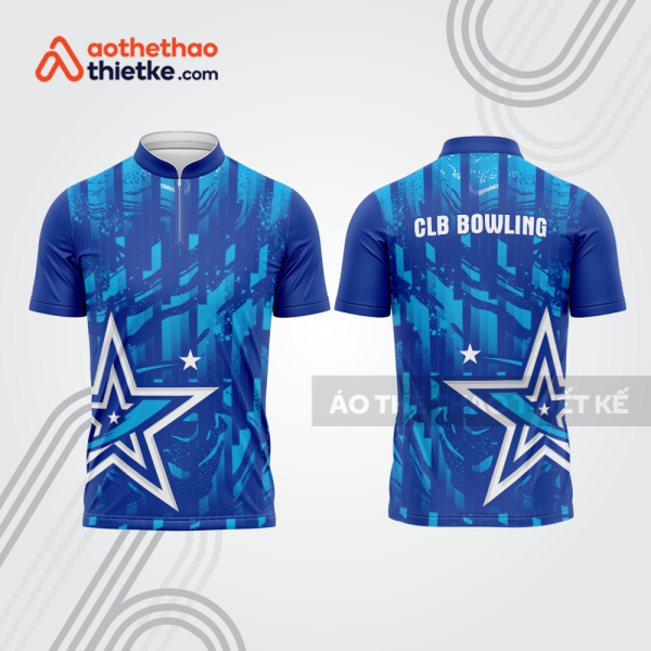 Mẫu thiết kế áo khóa kéo đồng phục CLB bowling bl316