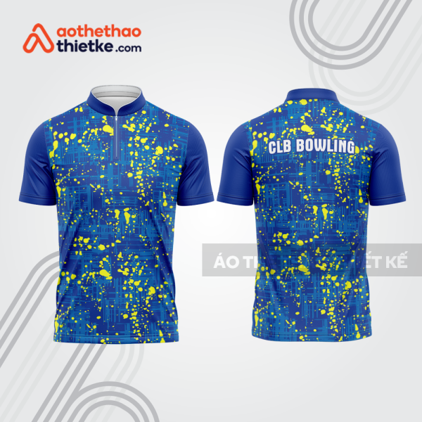 Mẫu thiết kế áo khóa kéo đồng phục CLB bowling bl317
