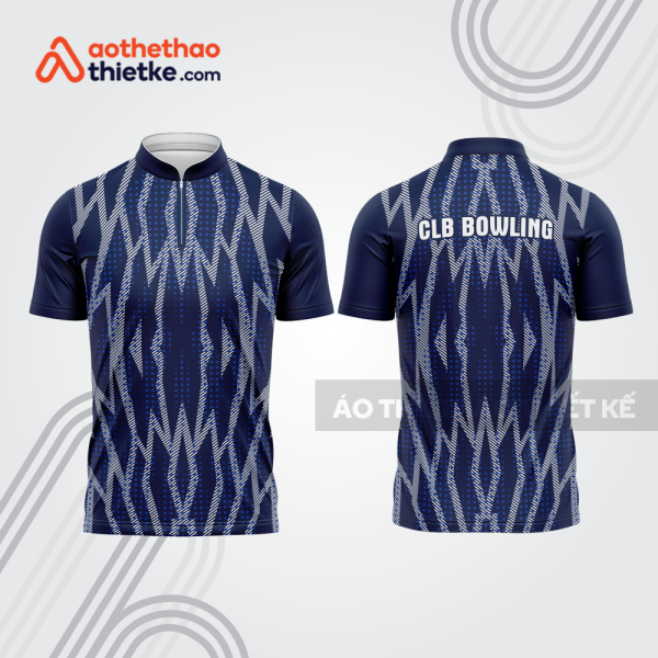 Mẫu thiết kế áo khóa kéo đồng phục CLB bowling bl321