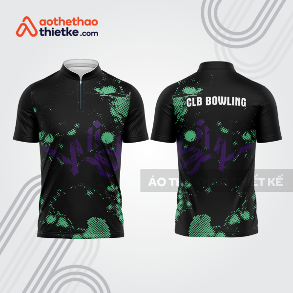 Mẫu thiết kế áo khóa kéo đồng phục CLB bowling bl326
