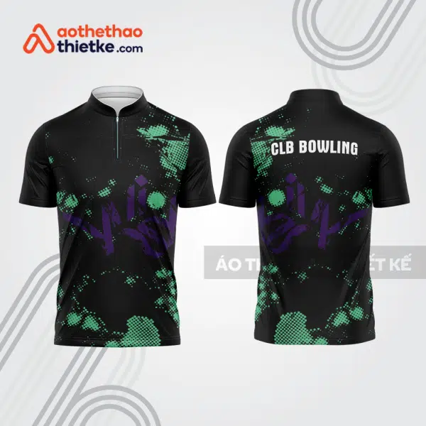 Mẫu thiết kế áo khóa kéo đồng phục CLB bowling bl326