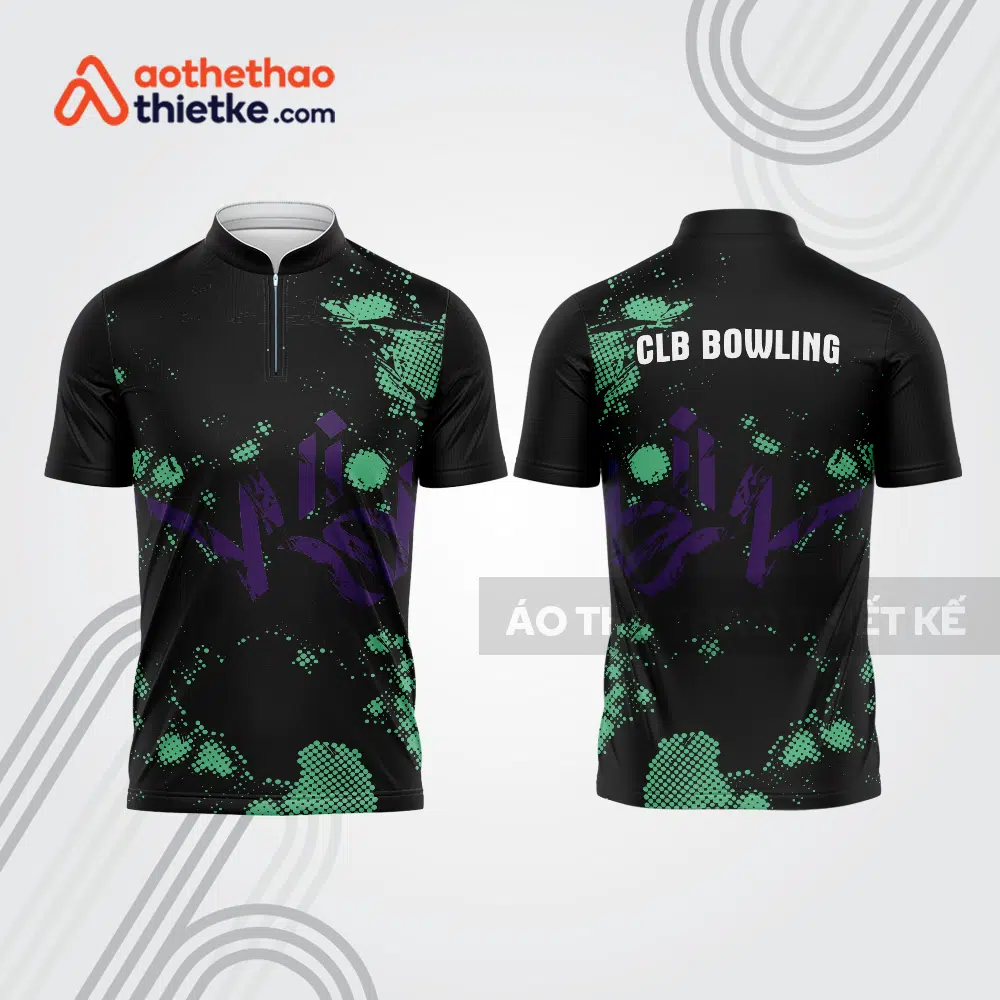 Mẫu thiết kế áo khóa kéo đồng phục CLB bowling bl326