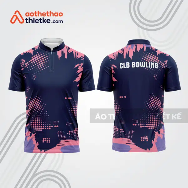 Mẫu thiết kế áo khóa kéo đồng phục CLB bowling bl330