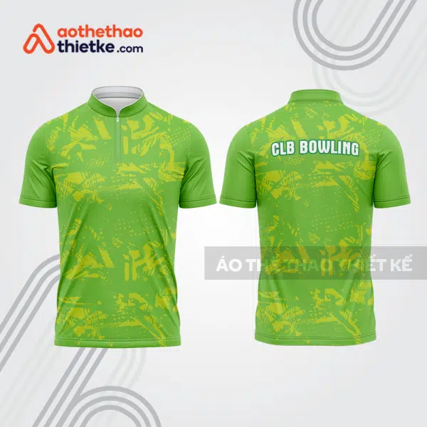 Mẫu thiết kế áo khóa kéo đồng phục CLB bowling bl336