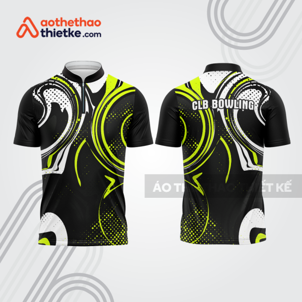 Mẫu thiết kế áo khóa kéo đồng phục CLB bowling bl338