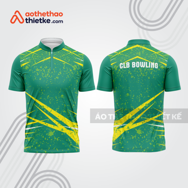 Mẫu thiết kế áo khóa kéo đồng phục CLB bowling bl341