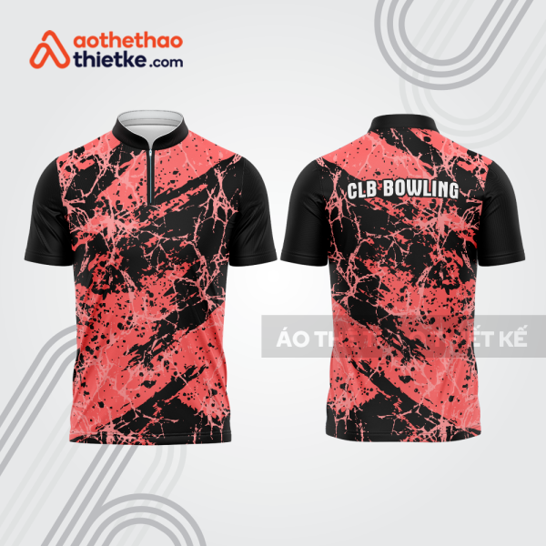 Mẫu thiết kế áo khóa kéo đồng phục CLB bowling bl342