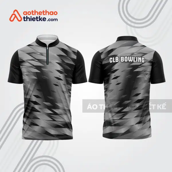 Mẫu thiết kế áo khóa kéo đồng phục CLB bowling bl344