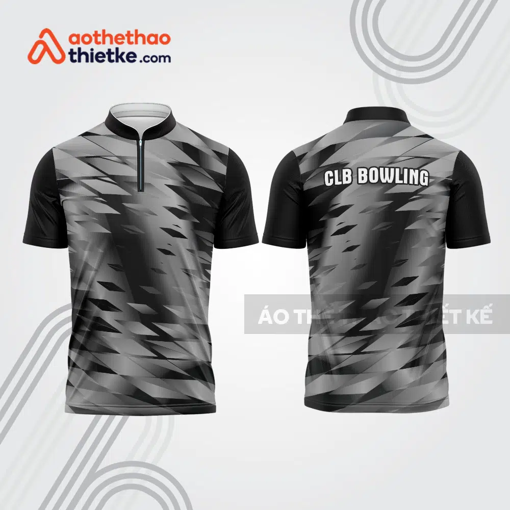 Mẫu thiết kế áo khóa kéo đồng phục CLB bowling bl344