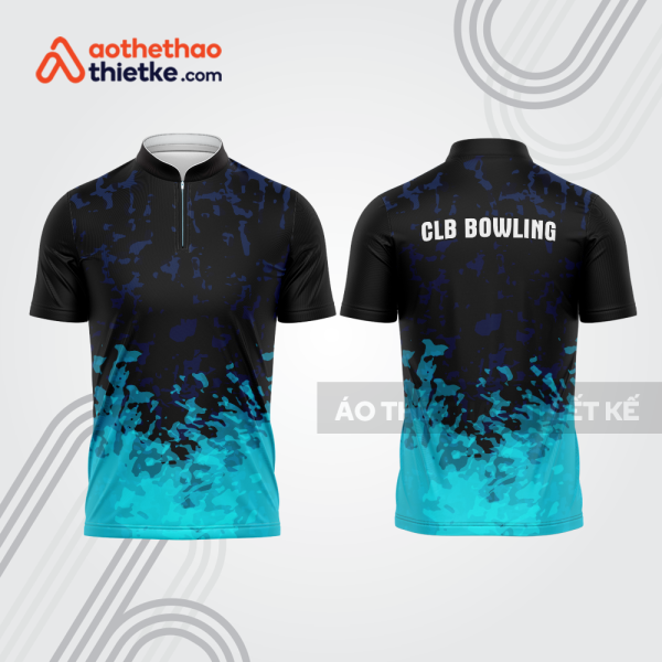 Mẫu thiết kế áo khóa kéo đồng phục CLB bowling bl348